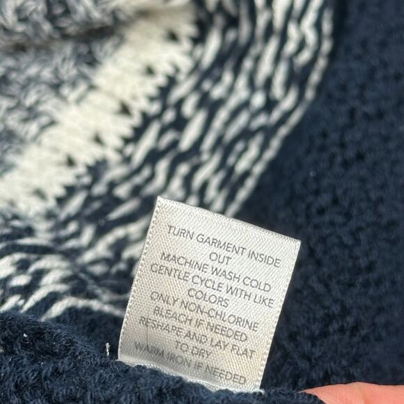 Christopher & Banks Navy Blue Open Front Cardigan Sweater Womens Petite Small PS - Picture 13 of 14